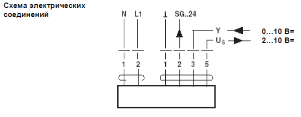 Электрическое подключение LM230ASR