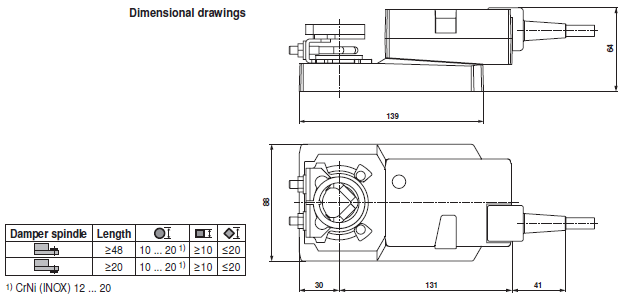Габаритные размеры SM24A-PC Габаритные размеры SM24A-PC