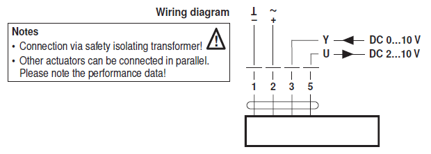 Электрическое подключение GM24G-SR-T Электрическое подключение GM24G-SR-T