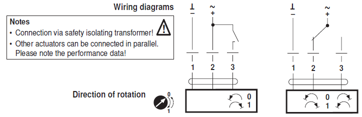 Электрическое подключение GM24G-T Электрическое подключение GM24G-T