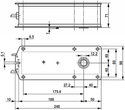 Габаритные размеры BEG24