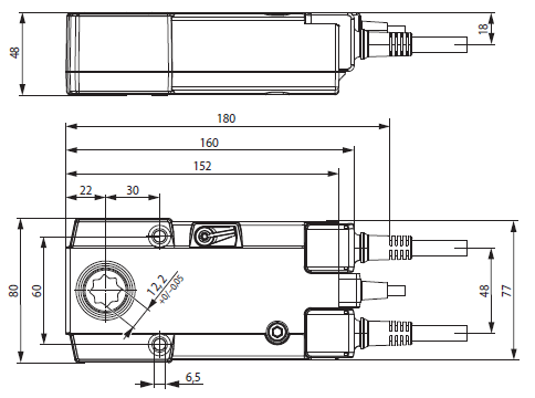 Габаритные размеры BFL24 Габаритные размеры BFL24
