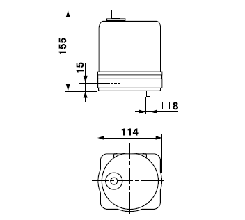 Габаритные размеры SY1-230-3-T Габаритные размеры SY1-230-3-T