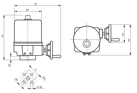 Габаритные размеры SY11-230-3-T