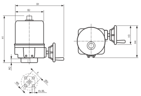 Габаритные размеры SY12-230-3-T