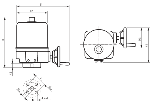 Габаритные размеры SY7-230-3-T