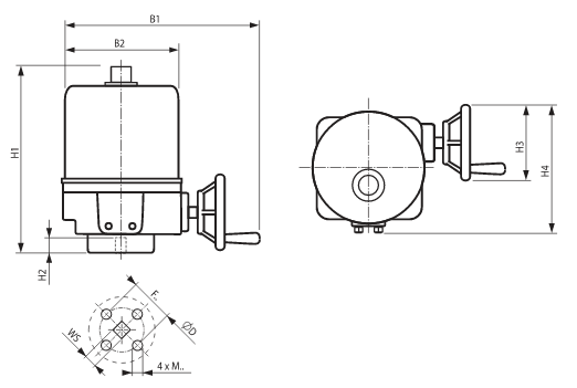 Габаритные размеры SY9-230-3-T