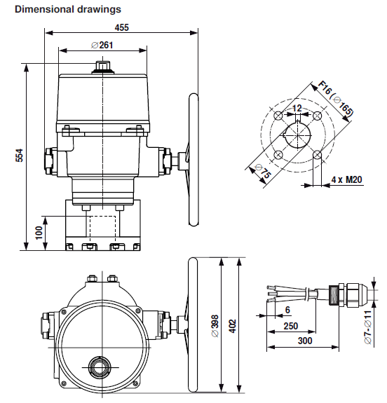 Габаритные размеры SY9-230A-3-T 