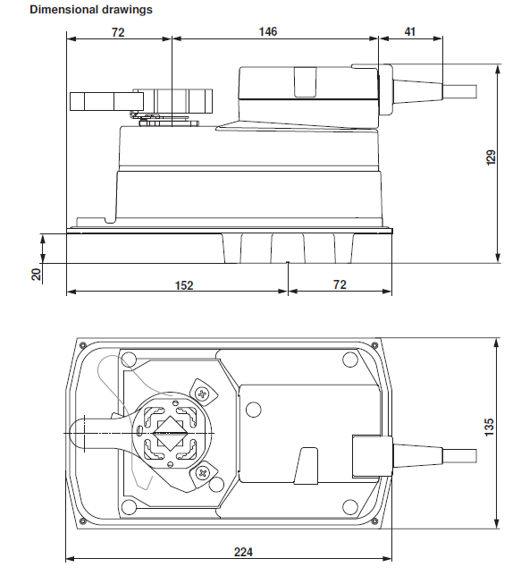 Габаритные размеры DRC24A-7 