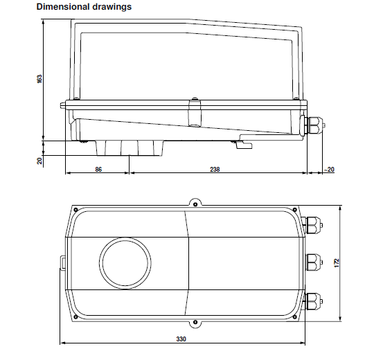 Габаритные размеры GRC24G-5 Габаритные размеры GRC24G-5