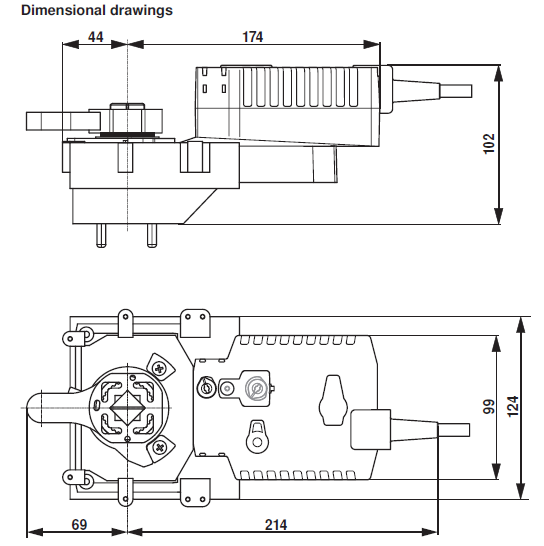 Габаритные размеры GRC24G-5 