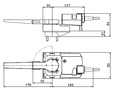 Габаритные размеры SR24A-5 Габаритные размеры SR24A-5