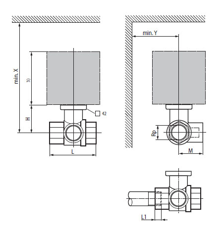 Габаритные размеры R3015-2P5-S1 