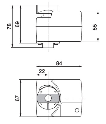 Габаритные размеры TR24-SR Габаритные размеры TR24-SR