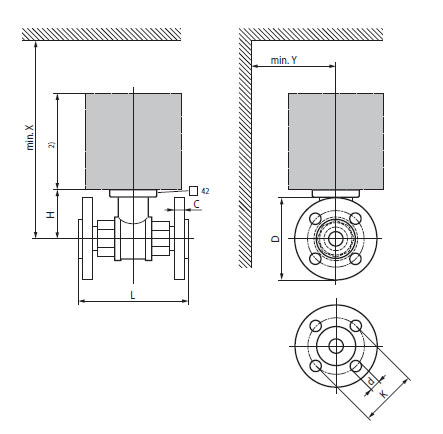 Габаритные размеры R6015R2P5-B1 
