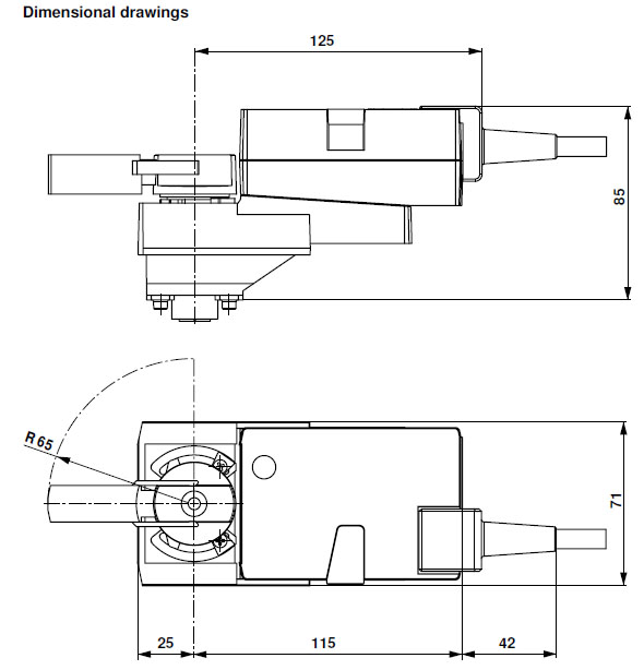 Габаритные размеры LRC24A-SR Габаритные размеры LRC24A-SR
