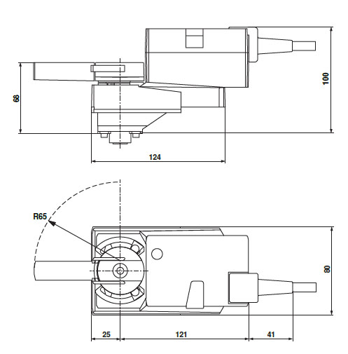 Габаритные размеры LRQ24A-SR Габаритные размеры LRQ24A-SR