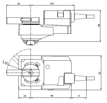 Габаритные размеры NR24A-SR Габаритные размеры NR24A-SR