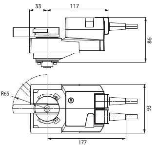 Габаритные размеры SR230A Габаритные размеры SR230A