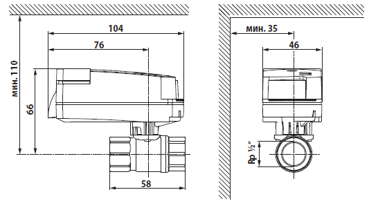 Габаритные размеры CQ230A-T Габаритные размеры CQ230A-T