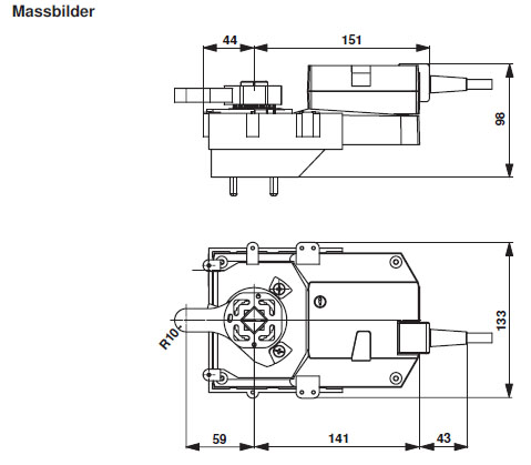 Габаритные размеры GR24A-SR-5 Габаритные размеры GR24A-SR-5