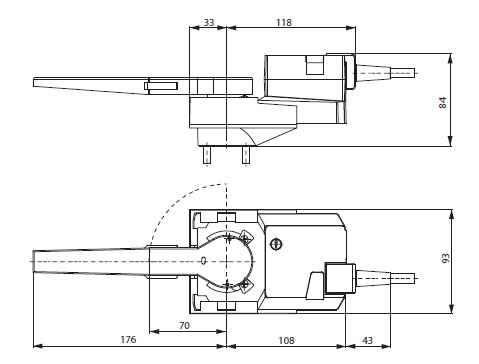 Габаритные размеры SR230A-5 Габаритные размеры SR230A-5