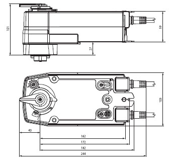 Габаритные размеры SRF24A-5 Габаритные размеры SRF24A-5