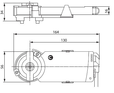 ЭГабаритные размеры KR230 