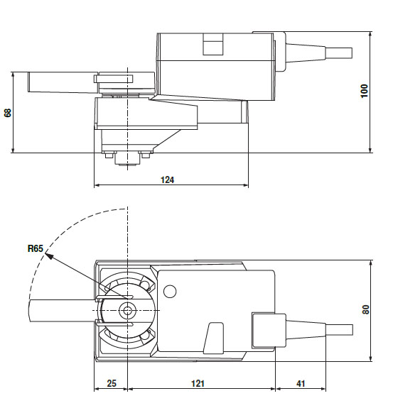 Габаритные размеры LRQ24A-SZ Габаритные размеры LRQ24A-SZ
