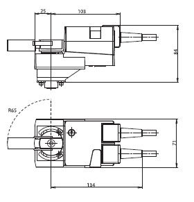 Габаритные размеры LR230A