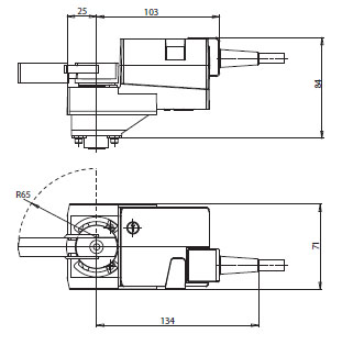 Габаритные размеры LR24A-SR 