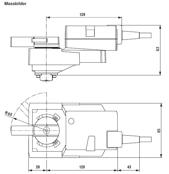 Габаритные размеры NRC24A-SR 