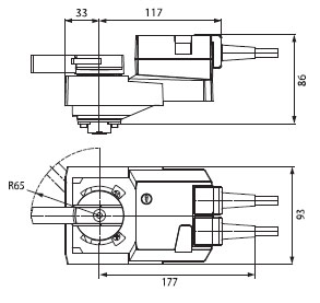 Габаритные размеры SR24A
