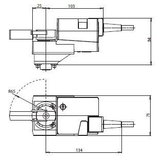 Габаритные размеры LR24A-SR 