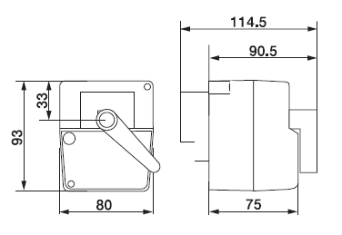 Габаритные размеры HR230-3 Габаритные размеры HR230-3