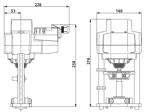 Габаритные размеры EV24A-SZ-TPC Габаритные размеры EV24A-SZ-TPC