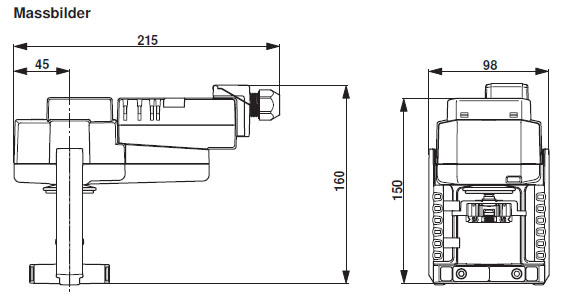 Габаритные размеры LV24A-MP-TPC Габаритные размеры LV24A-MP-TPC