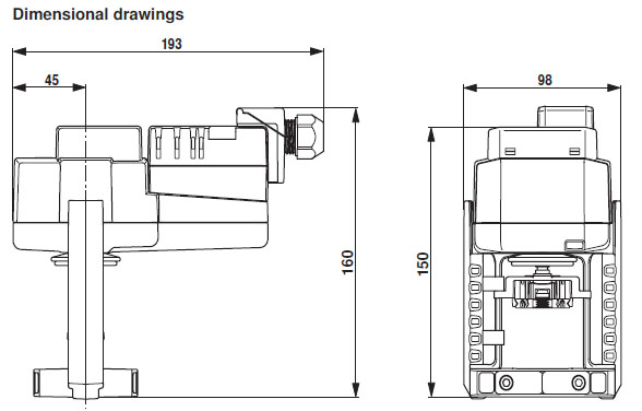 Габаритные размеры LVC24A-SR-TPC Габаритные размеры LVC24A-SR-TPC
