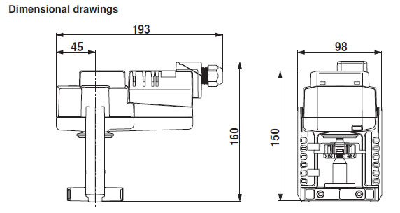 Габаритные размеры LVC24A-SZ-TPC Габаритные размеры LVC24A-SZ-TPC