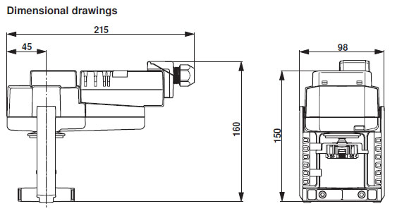 Габаритные размеры SVC24A-MP-TPC Габаритные размеры SVC24A-MP-TPC