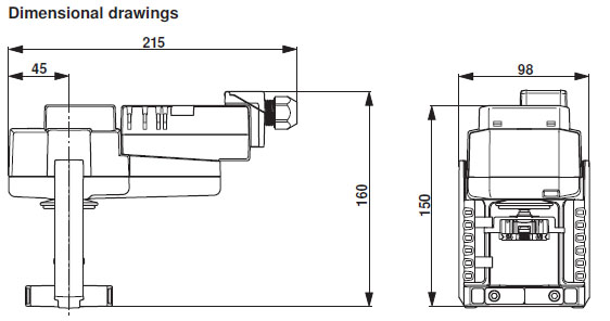 Габаритные размеры SVC24A-SZ-TPC Габаритные размеры SVC24A-SZ-TPC