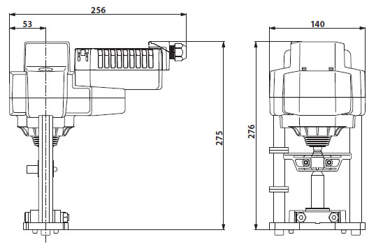 Габаритные размеры AVK24A-3-TPC Габаритные размеры AVK24A-3-TPC