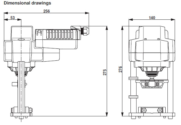 Габаритные размеры AVK24A-MP-TPC Габаритные размеры AVK24A-MP-TPC