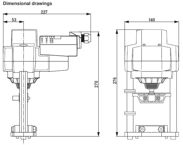 Габаритные размеры EV24A-MP-TPC Габаритные размеры EV24A-MP-TPC
