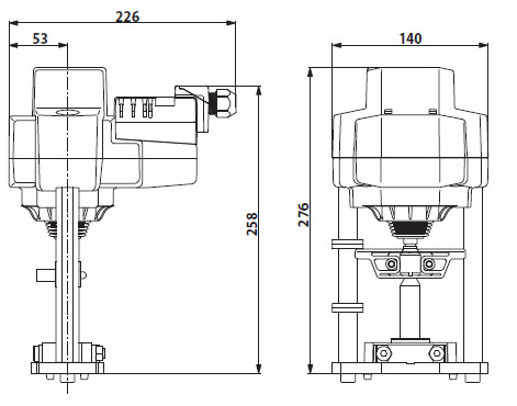 Габаритные размеры EV24A-SR-TPC Габаритные размеры EV24A-SR-TPC