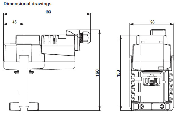 Габаритные размеры LVC24A-SR-TPC Габаритные размеры LVC24A-SR-TPC