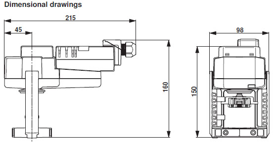 Габаритные размеры NV24A-MP-TPC Габаритные размеры NV24A-MP-TPC