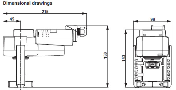 Габаритные размеры NVC24A-MP-TPC Габаритные размеры NVC24A-MP-TPC