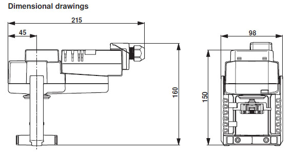 Габаритные размеры SV24A-MP-TPC Габаритные размеры SV24A-MP-TPC