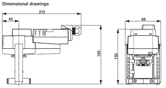 Габаритные размеры SVC24A-MP-TPC Габаритные размеры SVC24A-MP-TPC